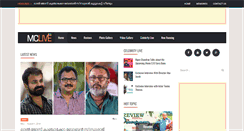 Desktop Screenshot of malayalacinemalive.com